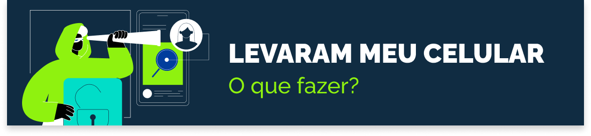 Levaram meu celular