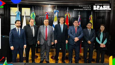 Flávio Dino participa, na Argentina, de reunião de ministros da Justiça do Mercosul