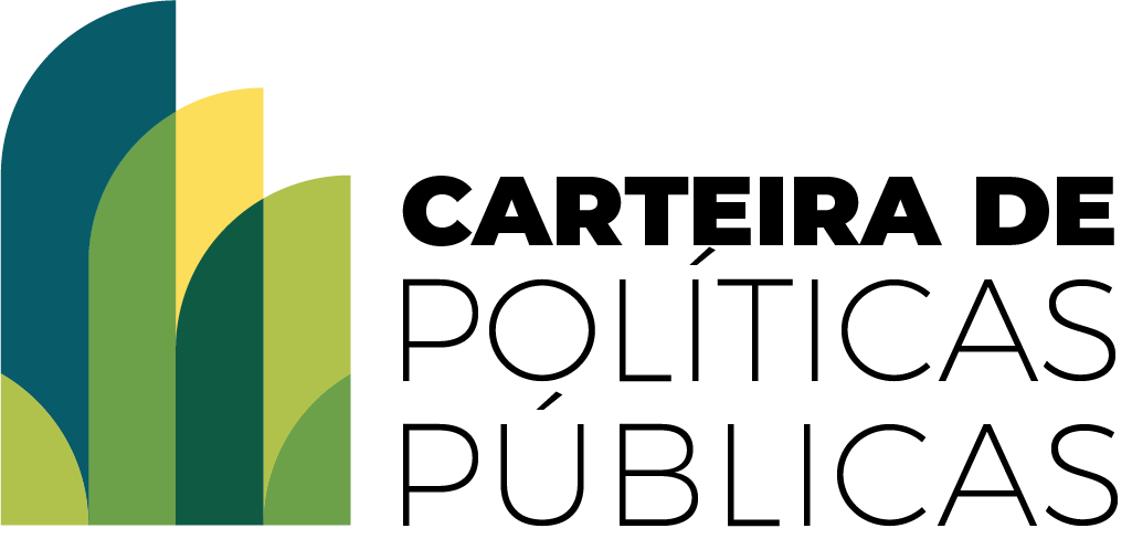 Imagem do logotipo da Carteira de Políticas Públicas do Ministério da Justiça e Segurança Pública.