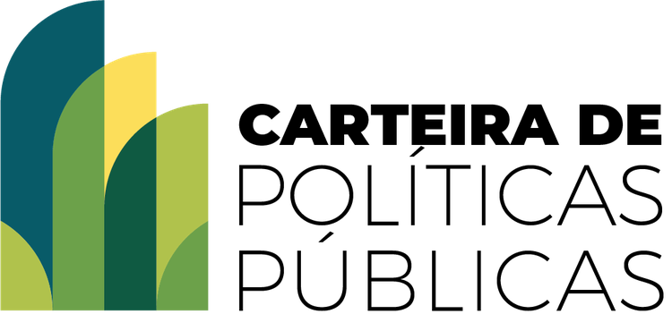 Imagem do logotipo da Carteira de Políticas Públicas do Ministério da Justiça e Segurança Pública.