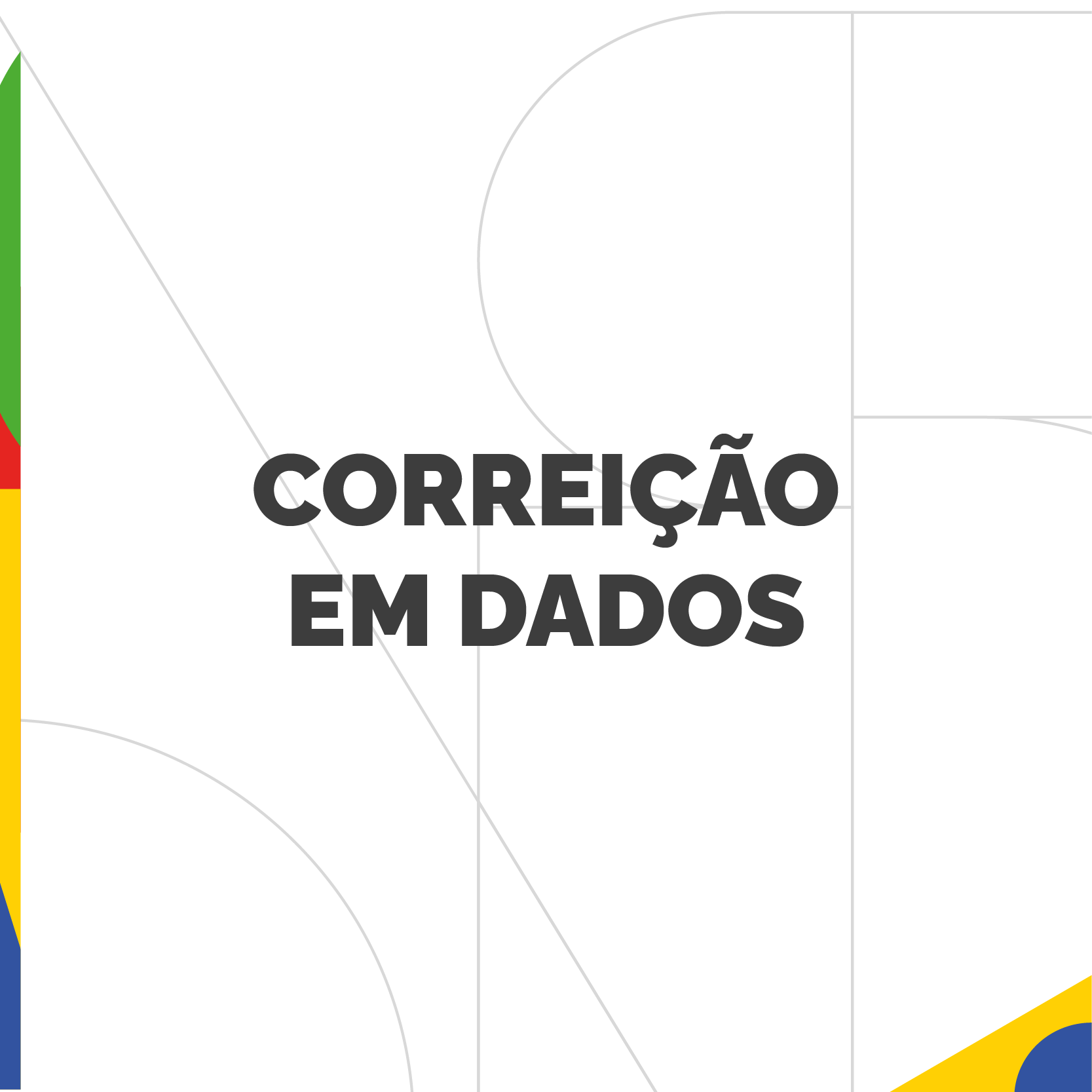Correição em dados