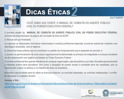 Conduta do Agente Público Civil do Poder Executivo Federal