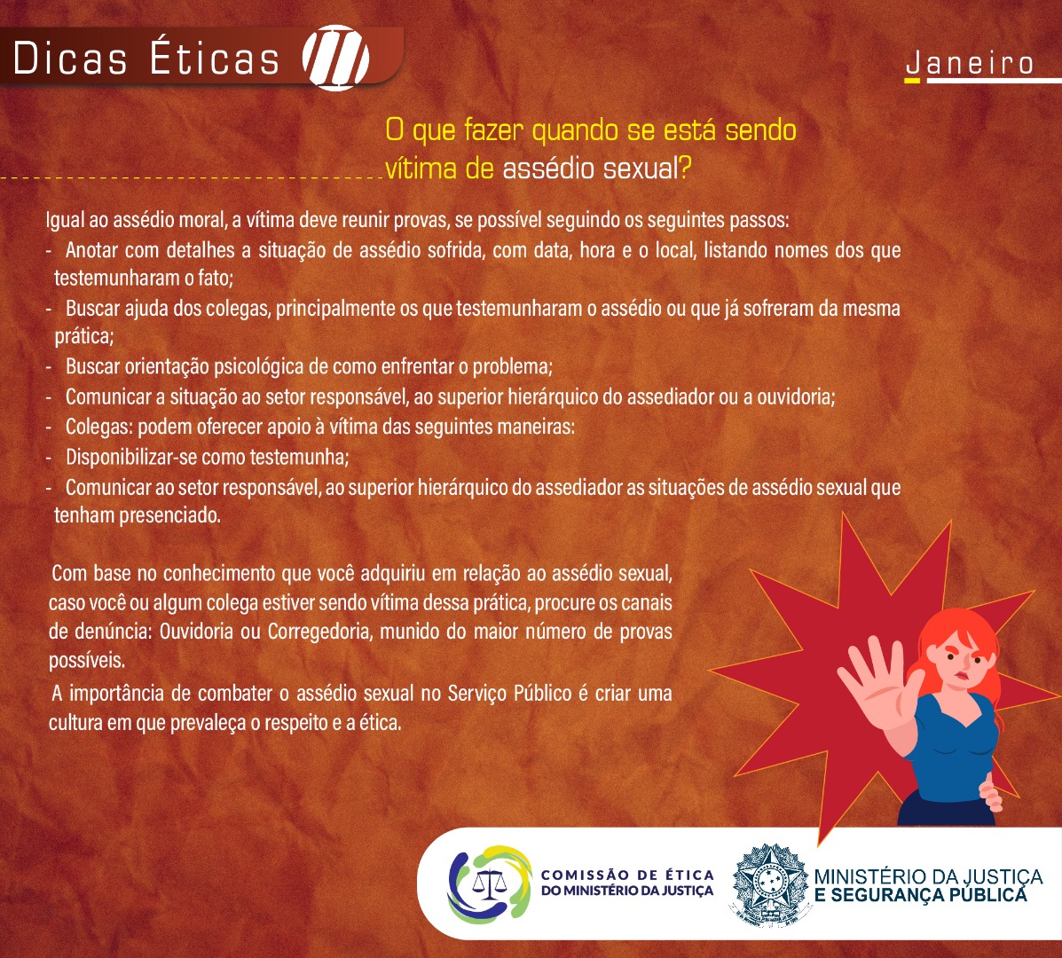 O que fazer quando se está sendo vítima de assédio sexual?