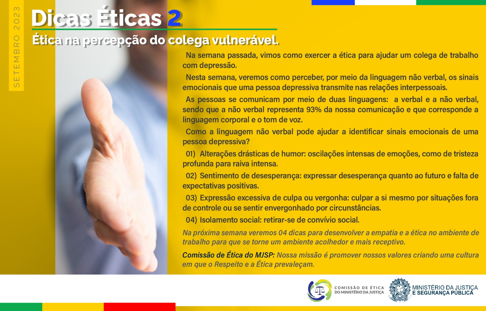 Como perceber por meio da linguagem não verbal os sinais emocionais de uma pessoa com sinais de depressão
