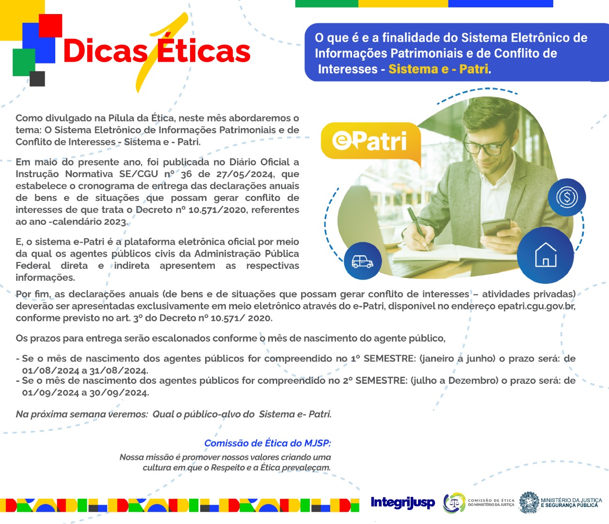 O que é e a finalidade do sistema e-Patri