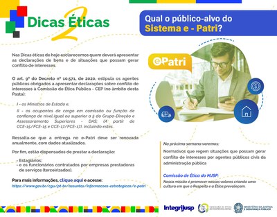 Qual o público-alvo do sitema e-Patri