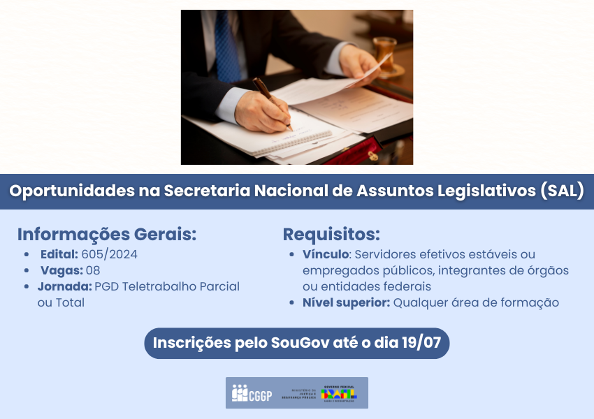 Edital 605/2024 SAL