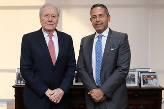 MJSP reforça cooperação internacional na segurança pública em encontros com Peru e Paraguai Embaixador do Peru no Brasil, Rômulo Acurio