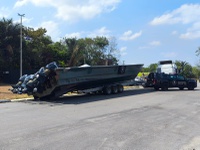 Forças de segurança apreendem 4,5 toneladas de skunk, cinco armas de uso restrito e lancha blindada no Amazonas