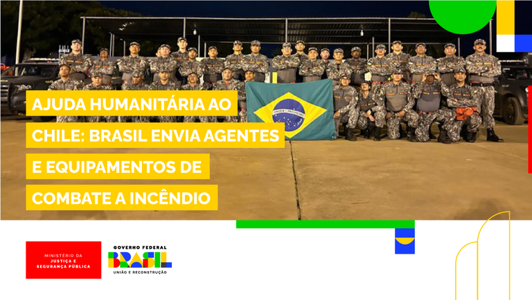 Brasil envía agentes y equipos extintores – Ministerio de Justicia y Seguridad Pública