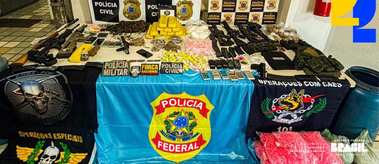 Arsenal de guerra em área indígena é apreendido em ação no extremo sul da Bahia