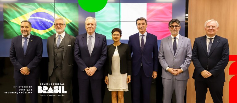 Brasil amplia diálogo com a Itália para o combate ao crime organizado transnacional