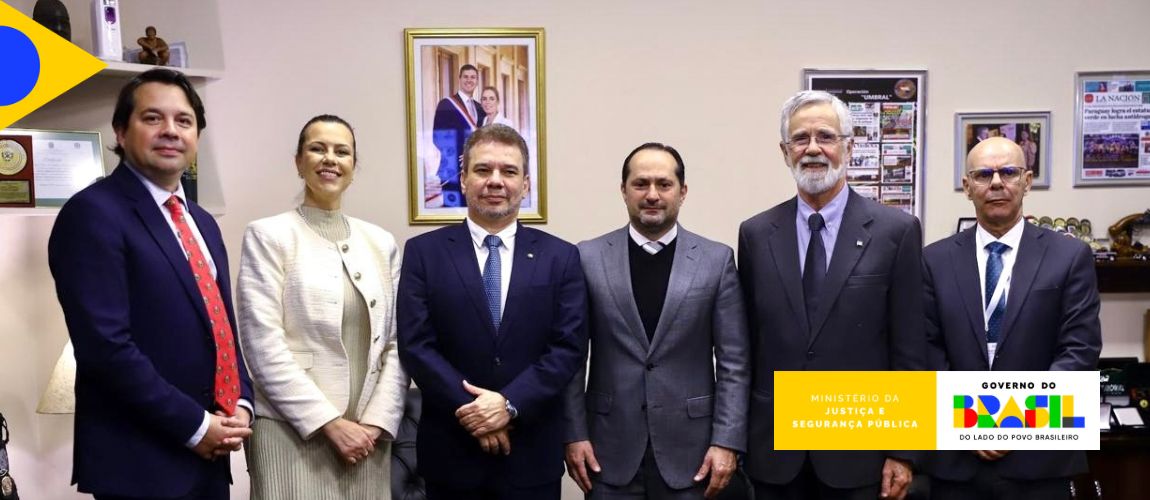 Em Assunção, ministro Wellington Lima se reúne com chefe da Senad paraguaia e destaca avanços da Operação Nova Aliança, maior iniciativa do tipo no mundo