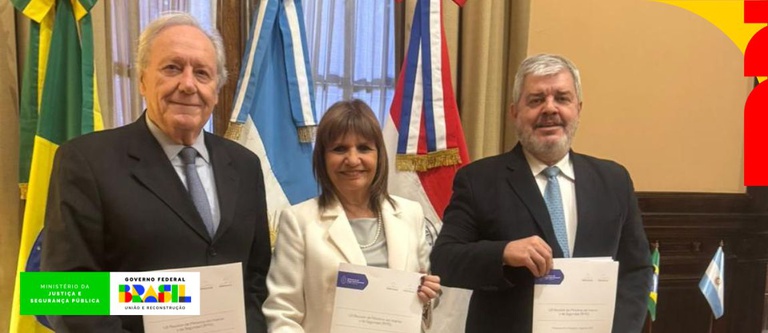 Brasil firma novo acordo de cooperação policial com Argentina e Paraguai para reforçar segurança na Tríplice Fronteira