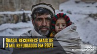 Brasil reconhece mais de 3 mil refugiados em 2021