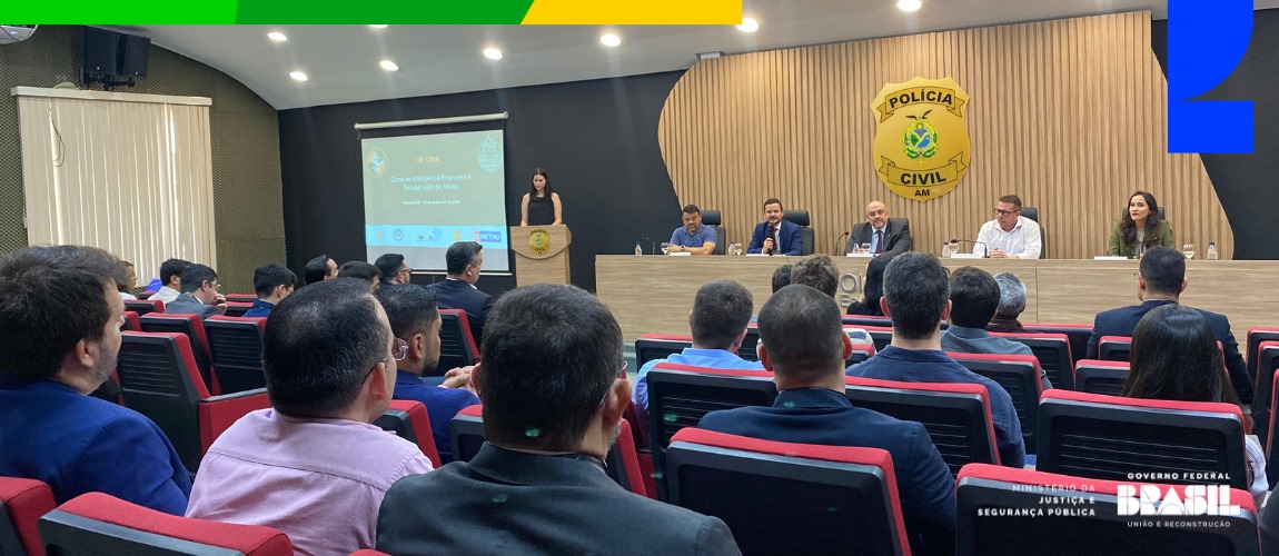 Atividade reúne profissionais para desenvolver competências e habilidades em identificação, localização, gestão e destinação de bens e valores apreendidos durante operações policiais