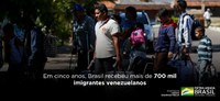 Em cinco anos, Brasil recebeu mais de 700 mil imigrantes venezuelanos