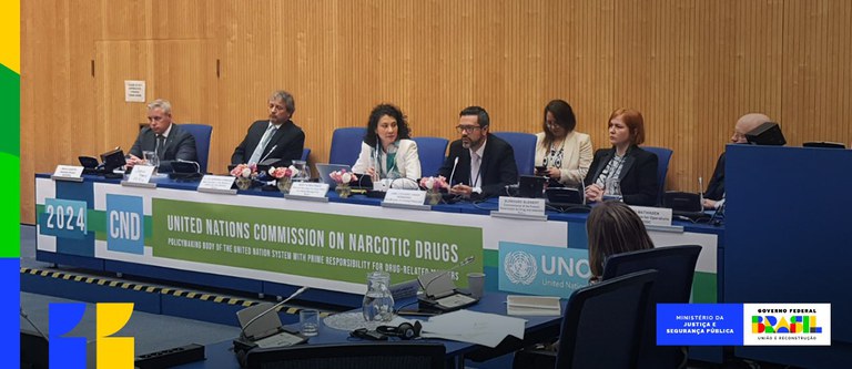 Em evento da ONU, o MJSP reforça compromisso com a formulação de políticas sobre drogas com foco no ser humano e no social