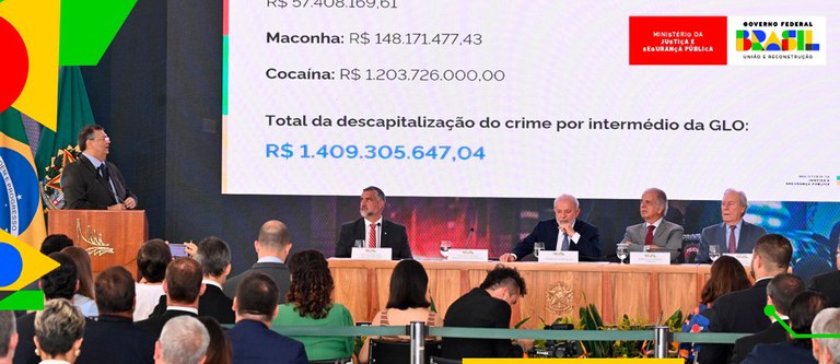 Em quase 3 meses, GLO apreende R$ 1,4 bilhão em bens e drogas