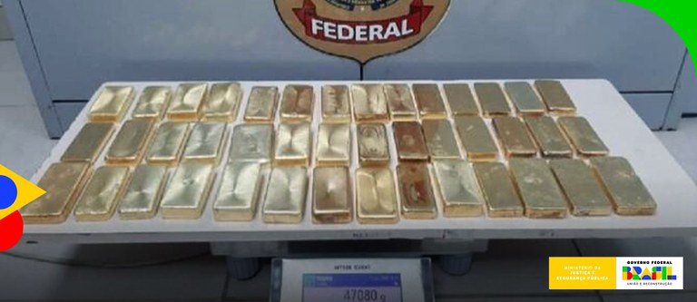 Leilão de barras de ouro apreendidas pela PF recebe lances até 24 de julho
