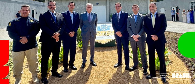 Lewandowski participa da inauguração da Academia de Formação de Alunos da Divisão de Elite da Guarda Municipal - Força Municipal do RJ