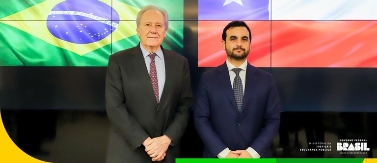 Lewandowski recebe ministro da Justiça do Chile, que está no Brasil para conhecer o sistema penitenciário