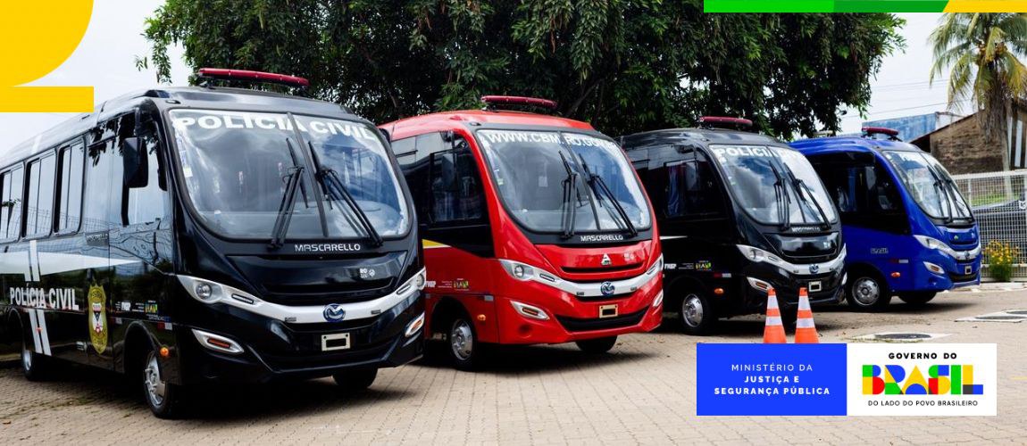 Recursos do Fundo Nacional de Segurança Pública financiaram a entrega de veículos, embarcação e equipamentos tecnológicos