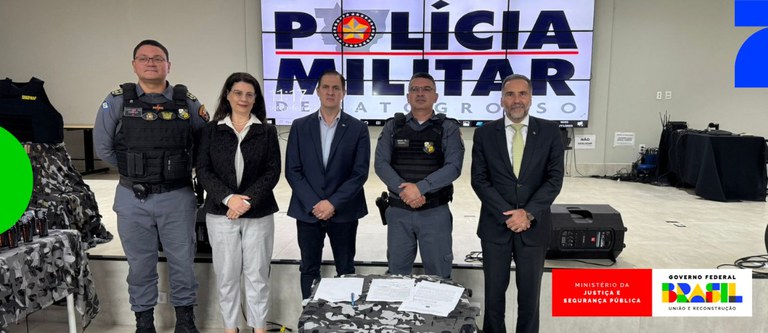 Mato Grosso adere ao projeto de uso da força do MJSP