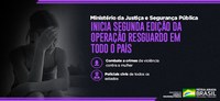 Ministério da Justiça e Segurança Pública inicia segunda edição da Operação Resguardo em todo o país