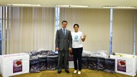 Ministério da Justiça entrega cobertores e roupas para doação