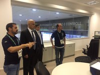 Ministro da Justiça checa operação no Centro de Comando Regional do Rio de Janeiro