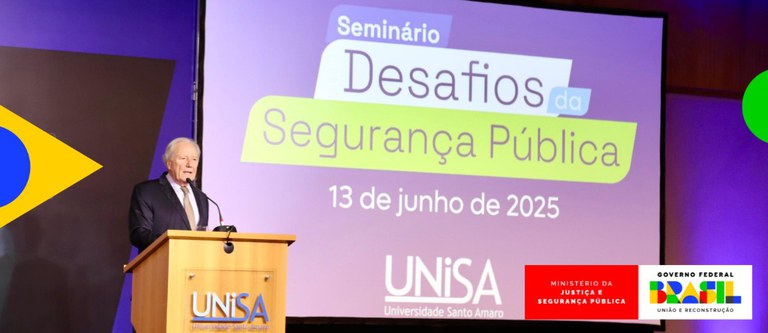 Ministro Ricardo Lewandowski defende Sistema Único de Segurança Pública durante seminário