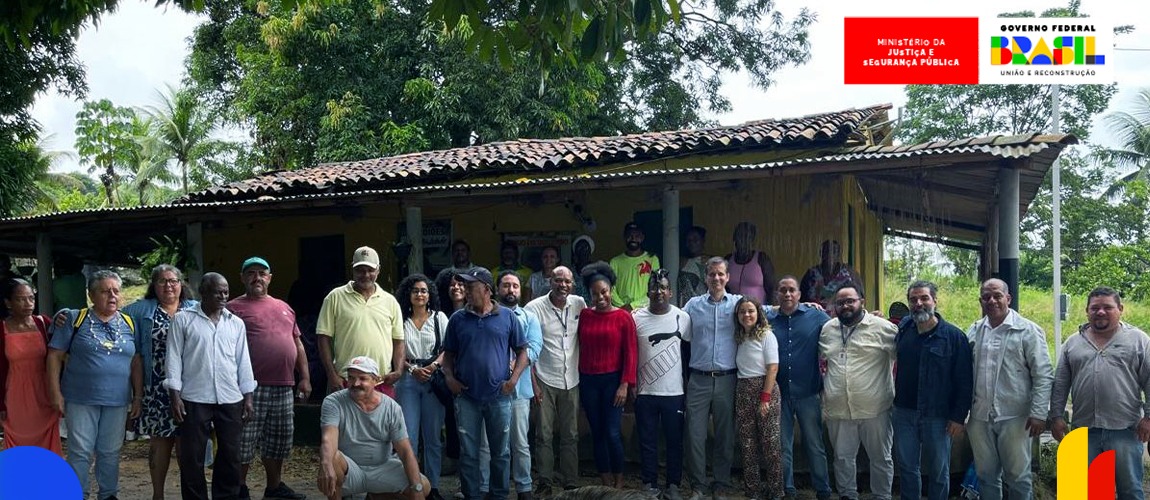 Iniciativa foi organizada pelos ministérios do Desenvolvimento Agrário e da Igualdade Racial e contou com a Saju/MJSP na visita a Pitanga dos Palmares, Rio dos Macacos e Quingoma