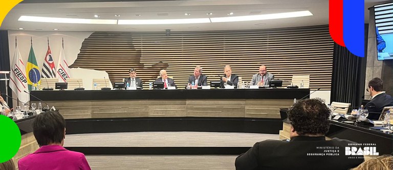 MJSP debate o combate à lavagem de dinheiro, em evento na Fiesp