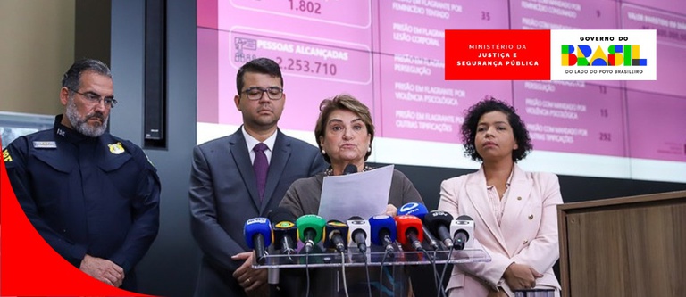MJSP divulga balanço de operações: 5,2 mil presos e mais de 300 mandados por violência contra mulheres
