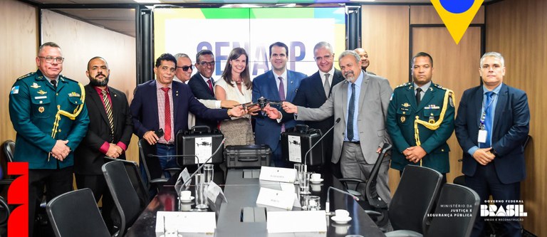 MJSP entrega 24 drones para a Secretaria de Estado de Polícia Militar do Rio de Janeiro