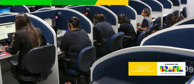 MJSP lança cartilha para apoiar equipes do Ligue 180 na identificação de tráfico de pessoas e trabalho escravo