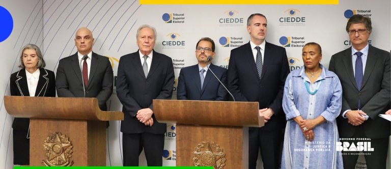 MJSP participa da inauguração do Centro Integrado de Combate à Desinformação e Defesa da Democracia