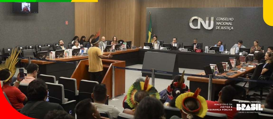 Audiência foi realizada no Fórum Nacional do Poder Judiciário para Monitoramento e Efetividade das Demandas Relacionadas aos Povos Indígenas (Fonepi)