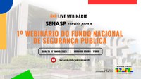 MJSP realiza 1º Webinário do Fundo Nacional de Segurança Pública