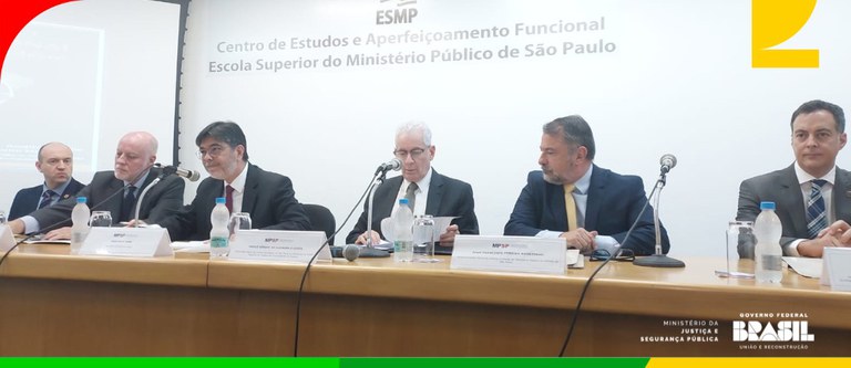 MJSP realiza evento que debate lavagem de dinheiro e os golpes financeiros pela internet