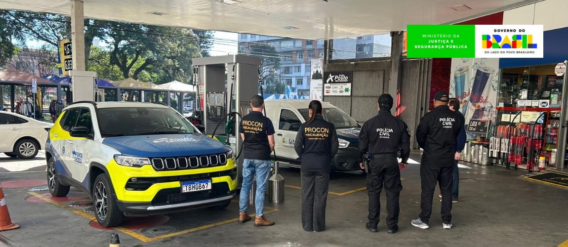Ação coordenada pela Senasp combate fraudes no setor de combustíveis e resulta em apreensões, medidas judiciais e responsabilização de envolvidos