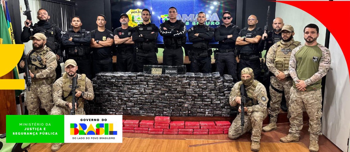 Ação é resultado do desdobramento da apreensão de aproximadamente 400 kg de cocaína no Amapá