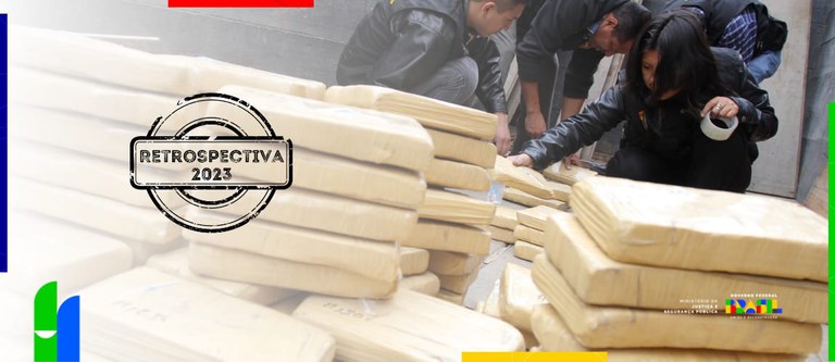 Operações integradas reduzem homicídios, apreendem 433 toneladas de drogas e causam prejuízo de mais de R$ 2,6 bilhões ao crime organizado