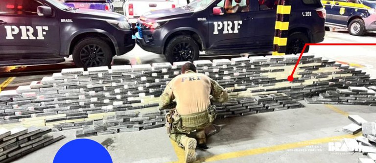 PRF realiza a maior apreensão de cocaína da história da Paraíba