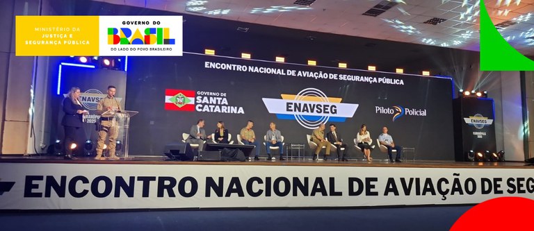 Projeto do MJSP é destaque no Encontro Nacional de Aviação de Segurança Pública