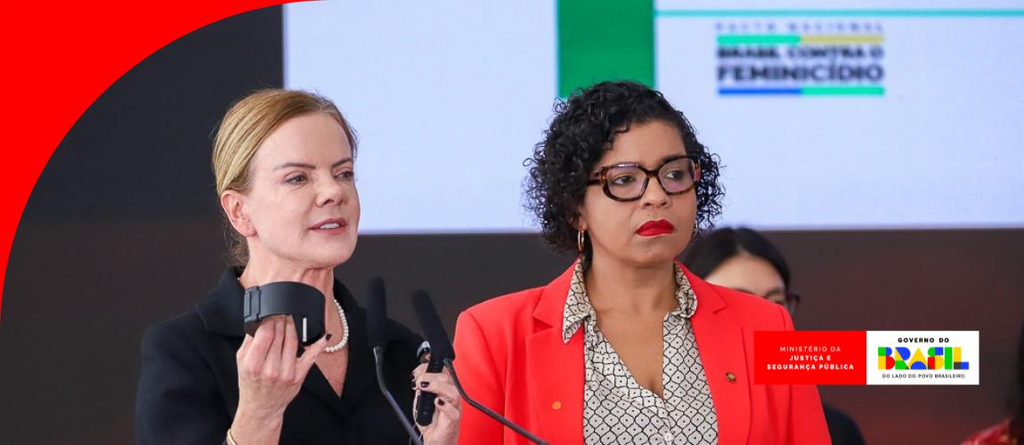 Seminário integra ações do Pacto Nacional contra o Feminicídio Acessórios de proteção individual para mulheres são apresentados durante Seminário. Foto: Tom Costa/MJSP
