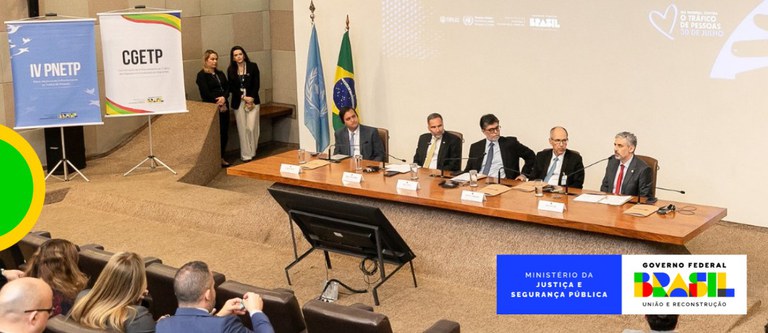 Seminário internacional debate tráfico de pessoas e crime organizado no MJSP