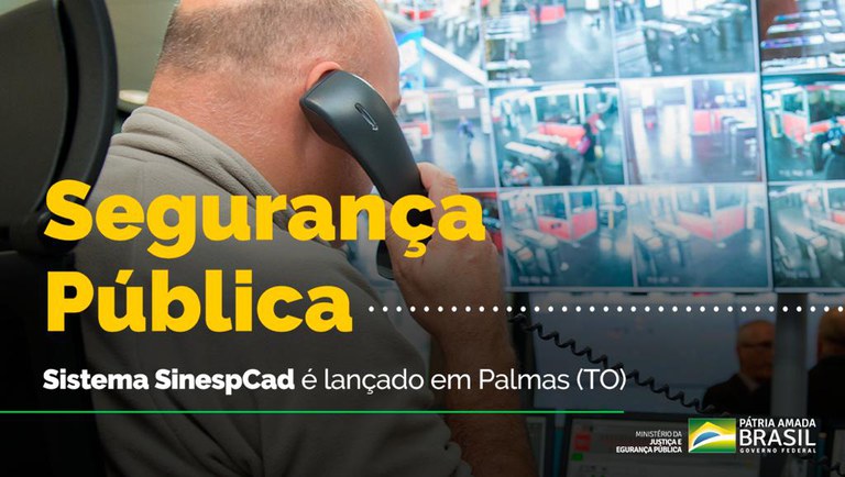Sistema SinespCad é lançado em Palmas (TO)