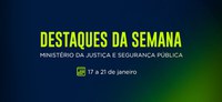 Visita do ministro ao Suriname e prorrogação da FT SUSP em dois estados marcam semana do Ministério da Justiça e Segurança Pública